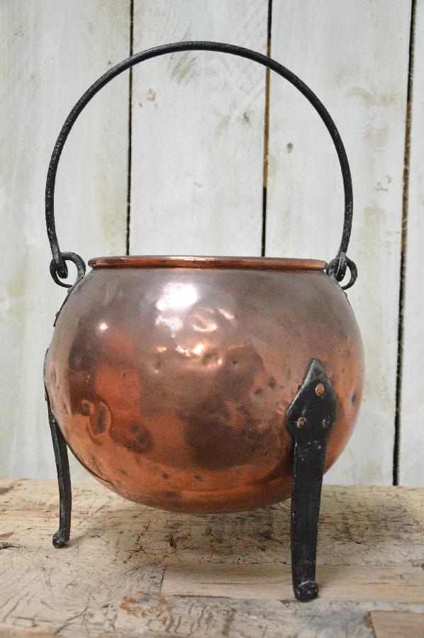grand pot a colle en cuivre FAE322