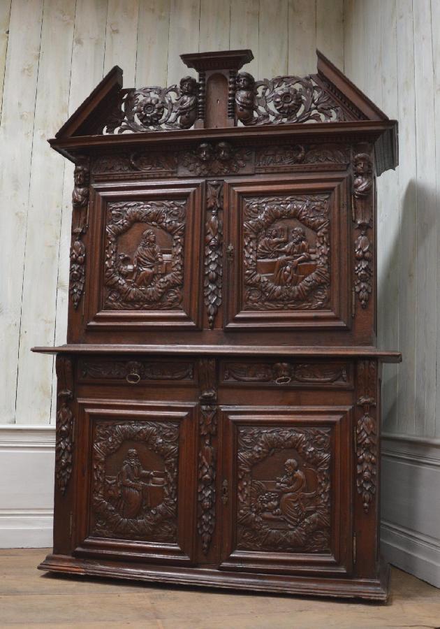 buffet 18eme 4 portes en chene FAE69
