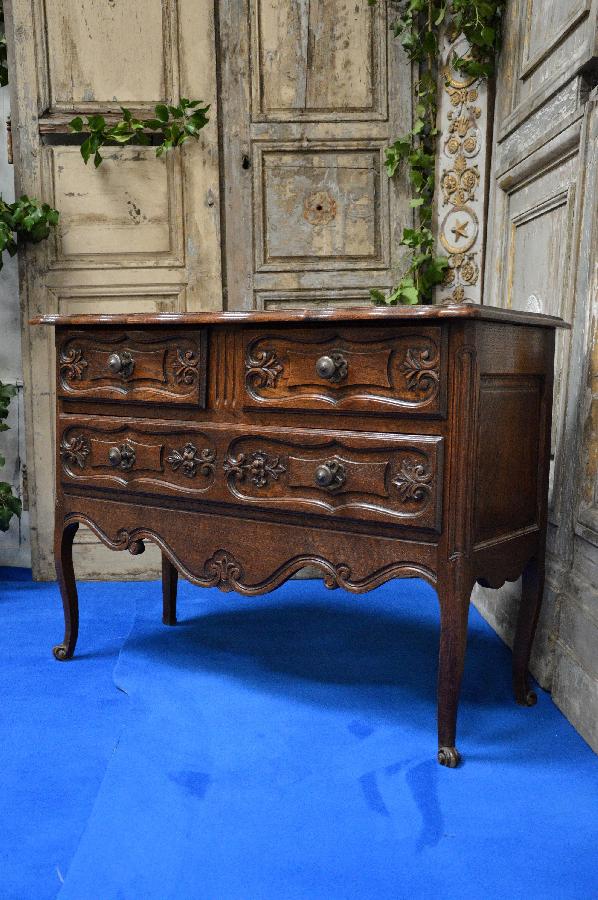 oak chest louis xv style FAE531