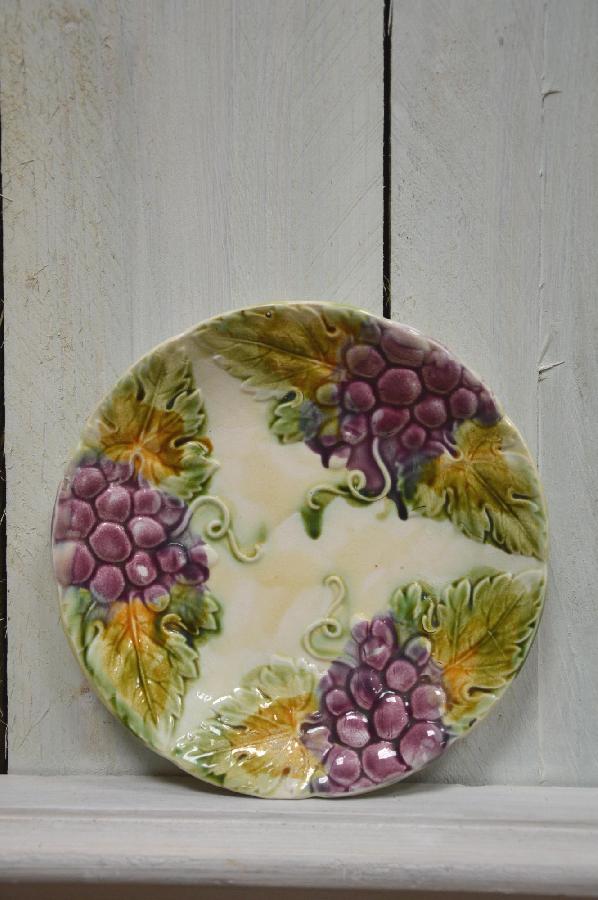assiette en barbotine FAE152
