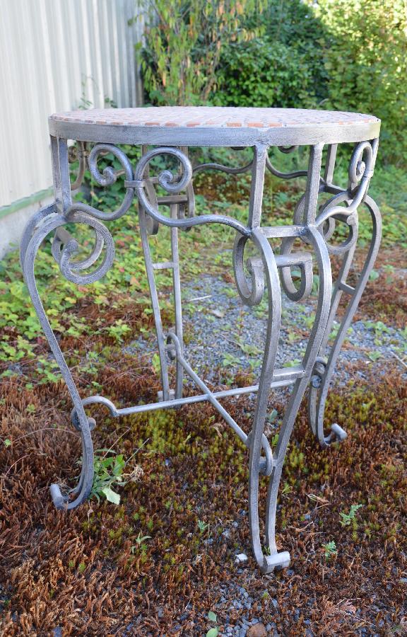 wrought iron gueridon FAE591
