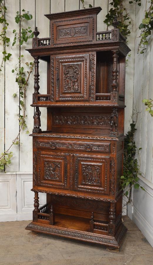 oak breton cabinet FAE564
