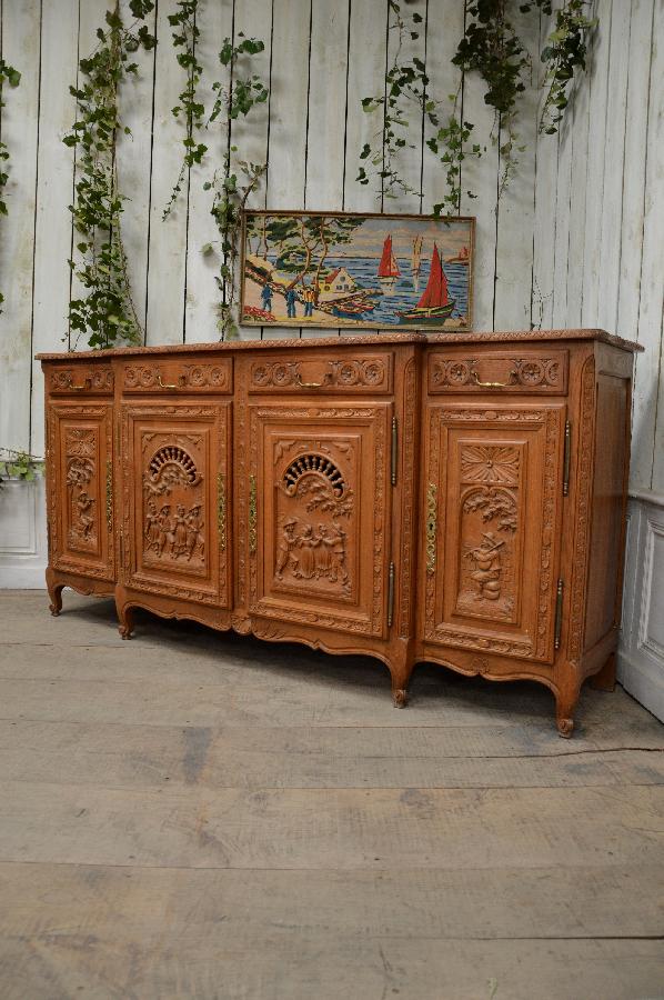 oak breton sideboard FAE561