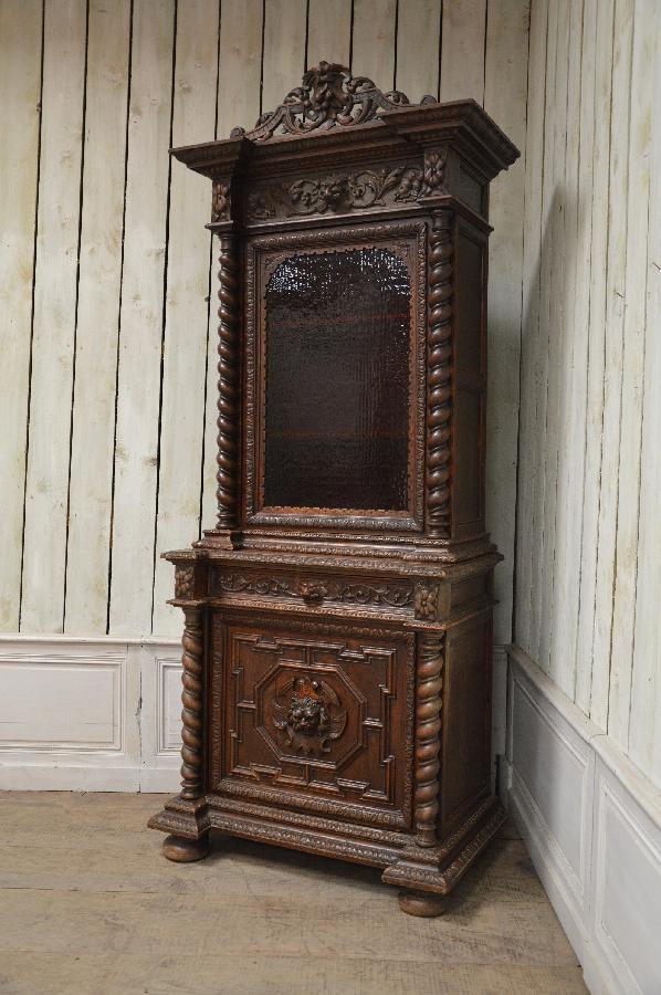 oak cabinet henri ii style FAE544