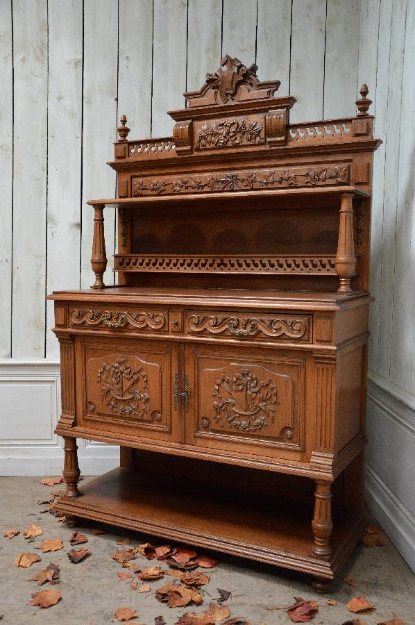 oak server with 2 doors FAE396