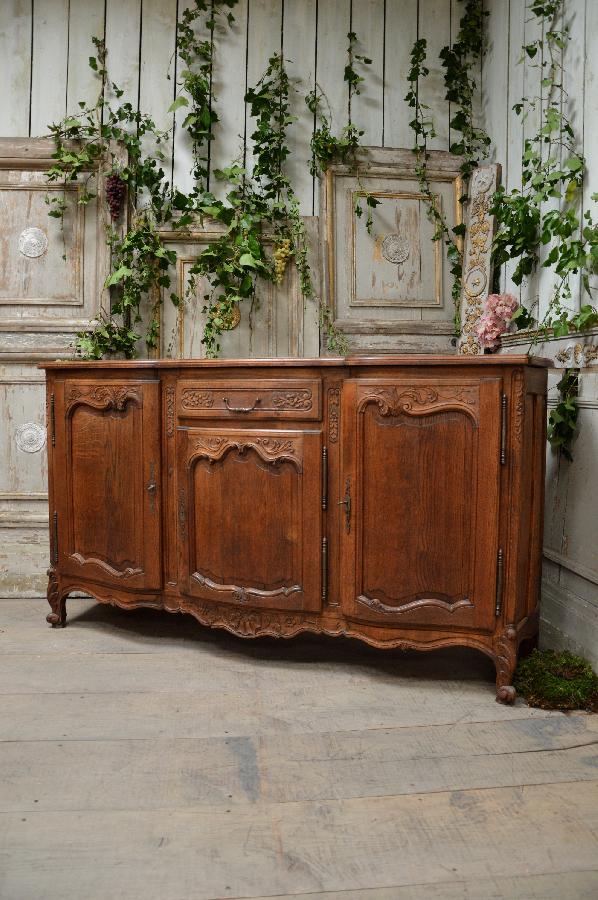 french antique oak sideboard louis xv style FAE459