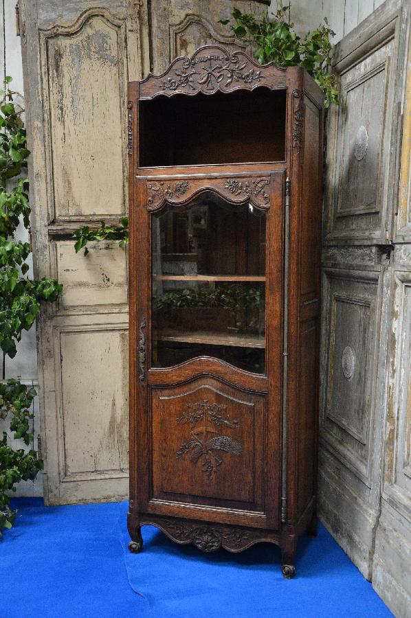 oak bookcase provencale style FAE528