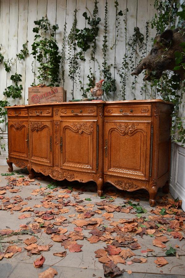oak buffet louis xv style FAE420