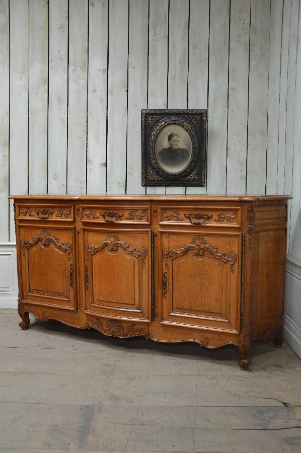 oak buffet sideboard louis xv style FAE372