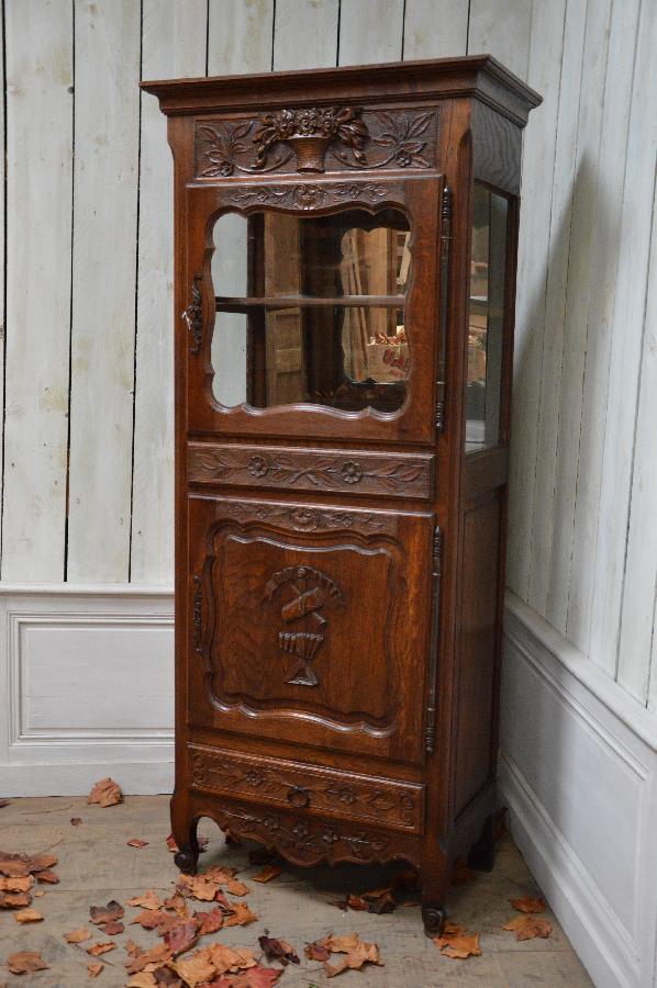 oak vitrine FAE395