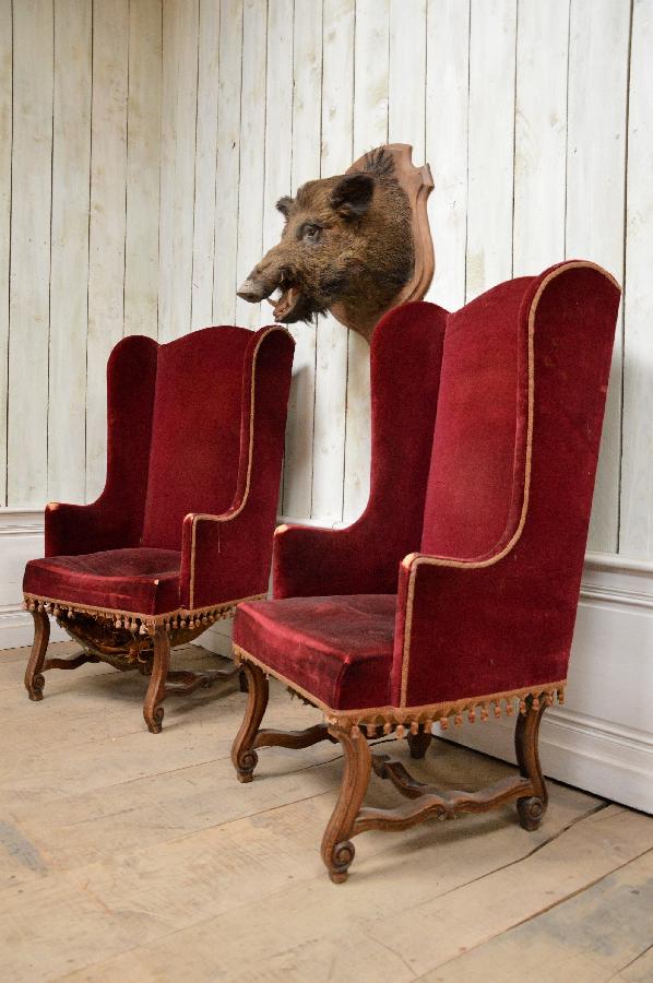 pair of armchairs louis xiv style FAE292