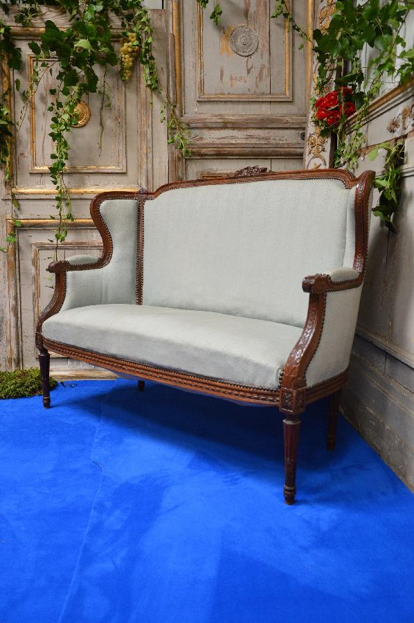 walnut sofa louis xvi style FAE452