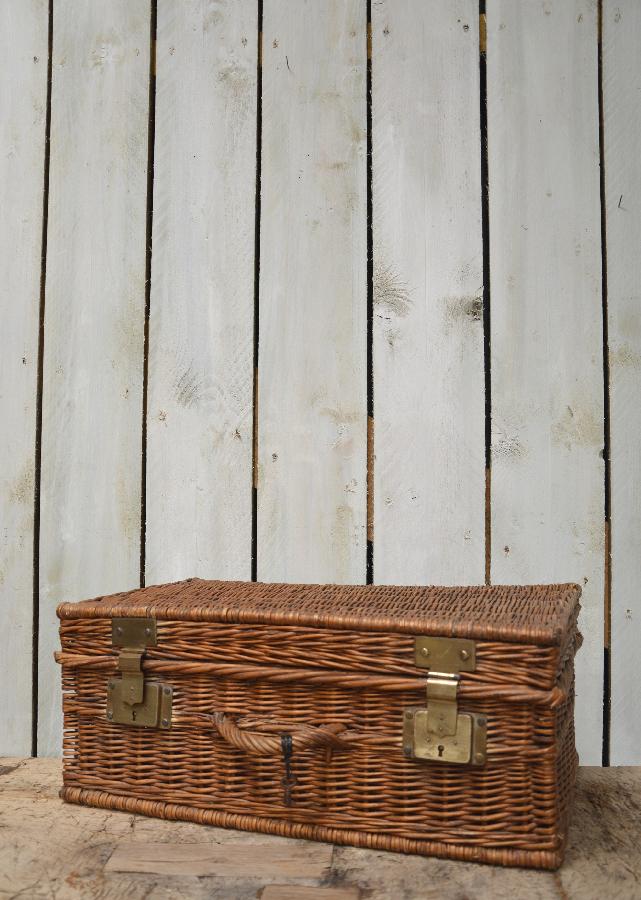 wicker basket with handle FAE278
